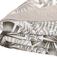 Cobre Leito Tecebem Solteiro Malha 100% Algodão Estampado Em Matelasse Cloe 170 X 240cm Trigo - 3