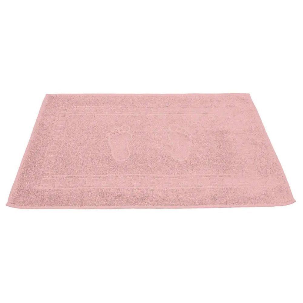 Toalha Piso Buettner Felpudo 100% Algodão Pezinhos 45cmx70cm Dusty Rosê - 1