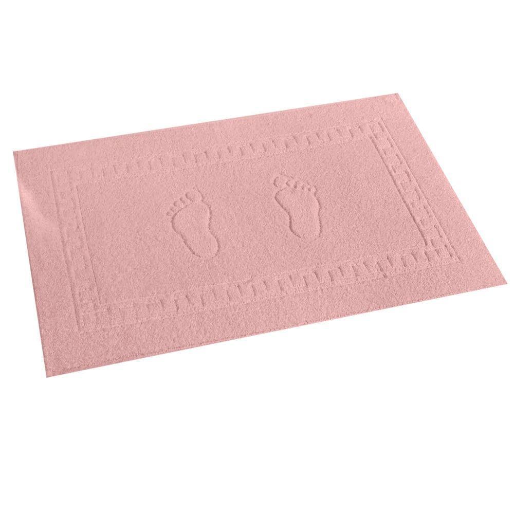 Toalha Piso Buettner Felpudo 100% Algodão Pezinhos 45cmx70cm Dusty Rosê - 4