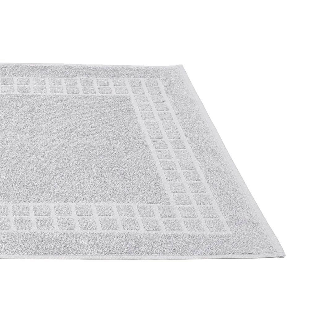 Toalha Piso Buettner Felpudo 100% Algodão Domus 50cmx80cm Prata - 3