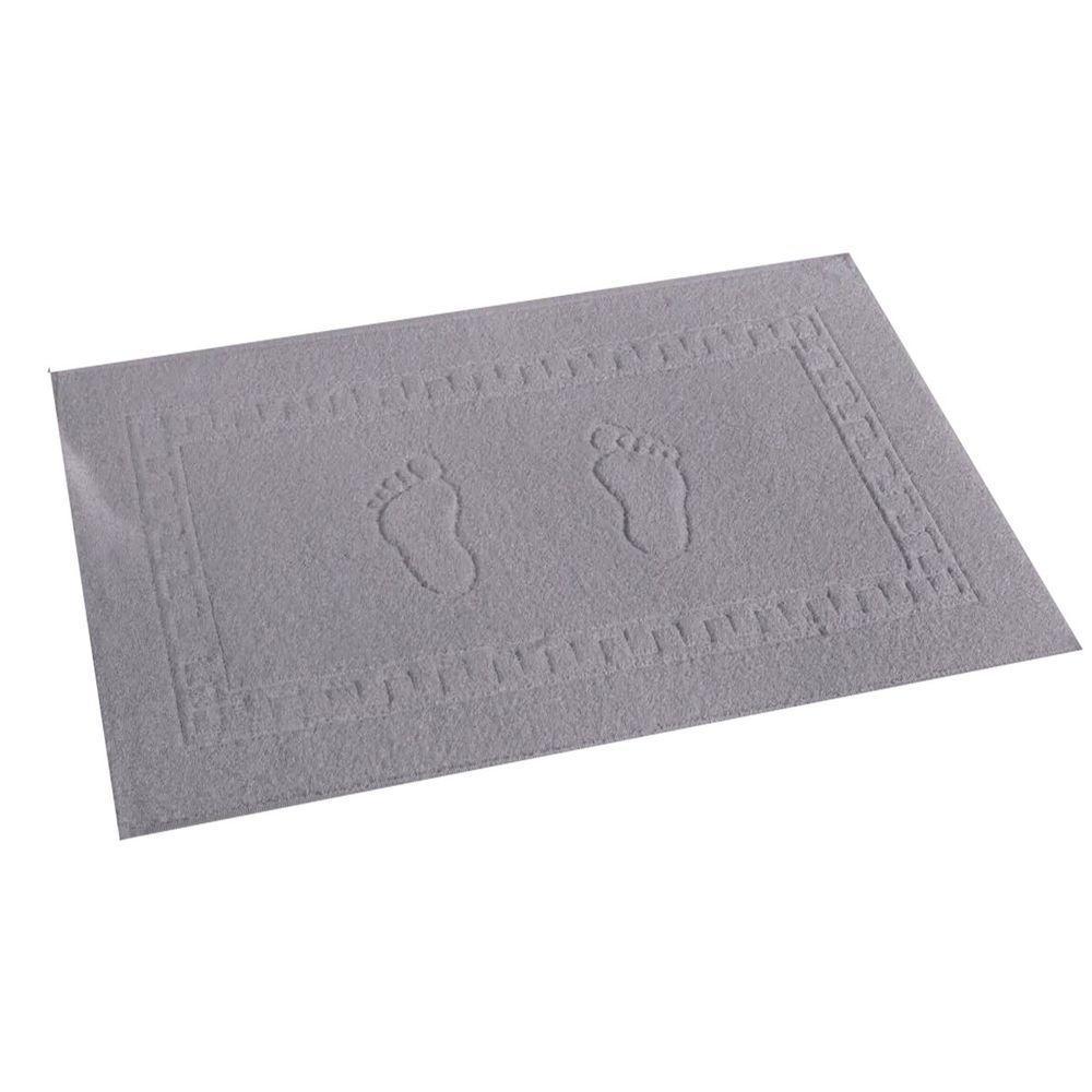 Toalha Piso Buettner Felpudo 100% Algodão Pezinhos 45cmx70cm Cinza Stone - 4