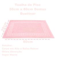 Toalha Piso Buettner Felpudo 100% Algodão Domus 50cmx80cm Rosa Petala - 3