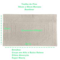 Toalha Piso Buettner Felpudo 100% Algodão Murano 50cmx80cm Verde Lima - 3