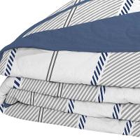 Cobre Leito Tecebem Solteiro Malha 100% Algodão Estampado Em Matelasse Adam 170 X 240cm Mediterrâneo - 3