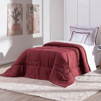 Kit Edredom Solteiro Coberdrom Soft Hipercal/sherpa 3 Peças - Vermelho - 2