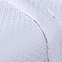 Cobre Leito Solteiro Milão Dupla Face Micropercal 200 Fios 2 Peças - Branco - 3