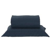 Cobre Leito Solteiro Milão Dupla Face Micropercal 200 Fios 2 Peças - Petroleo - 1