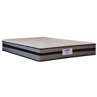 Colchão Casal Gazin Com Molas Ensacadas 138x188x22cm Vibe Cinza/preto - 1