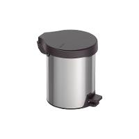 Lixeira Tramontina New Com Pedal 5l Redonda Inox Polido Aço Inox Polido - 1