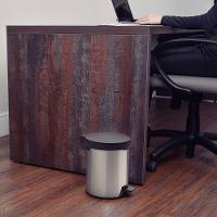 Lixeira Tramontina New Com Pedal 5l Redonda Inox Polido Aço Inox Polido - 5