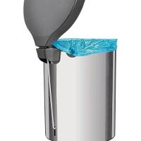 Lixeira Tramontina New Com Pedal 20l Redonda Inox Polido Aço Inox Polido - 2