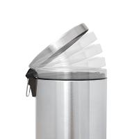 Lixeira Tramontina Brasil Plus Com Pedal 12l Redonda Scotch Brite Unica - 2