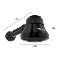 Chuveiro Fame Faminho 4T Com Cano Black 5400W 110V - 3