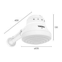 Chuveiro Fame Faminho 4T Com Cano Branco 5400W 110V - 3