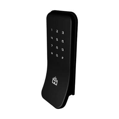 Fechadura Digital de Sobrepor Smart Wi-Fi Casa Inteligente Abertura por Biometria Senha Inox Preto