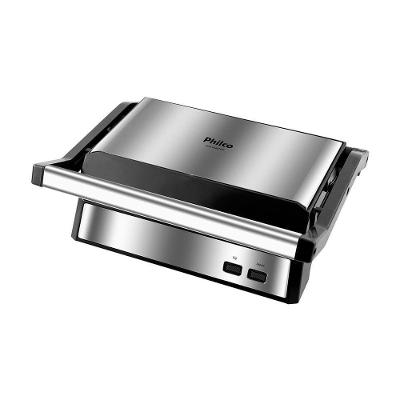 Grill e Sanduicheira Philco PGR21PI Maxx Clean Chapa Antiaderente Preto 1000W 110V