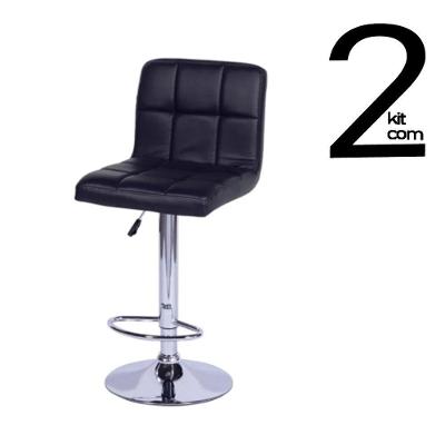 Conjunto 2 Banquetas Recife Preta
