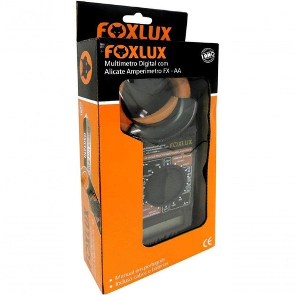 Alicate Amperímetro Com Multímetro Digital Foxlux - 5