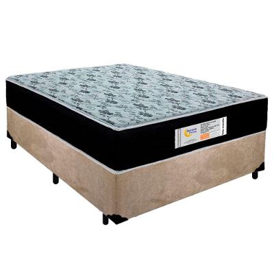 Cama Box Casal com Colchão Molas Ensacadas Sonnolux 138x188x65 Bege SerenePrime