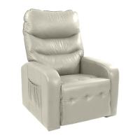 Poltrona Reclinável Para Descanso Rodes Corino Bege - 4