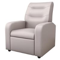 Poltrona Decorativa Reclinável Cecilia Corino Bege - 4