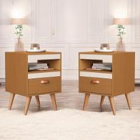 Kit Mesa Apoio 2 Unidades Puerto Iguazú Ype Off White - 1