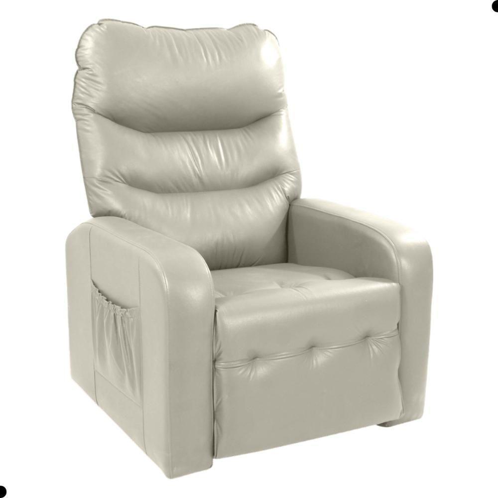 Poltrona Reclinável Para Descanso Julia Corino Bege - 4