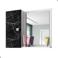 Espelheira Para Banheiro Com 1 Porta Porto Branco Nero - 3