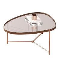 Mesa De Centro Charlotte Castanho Bronze - 2