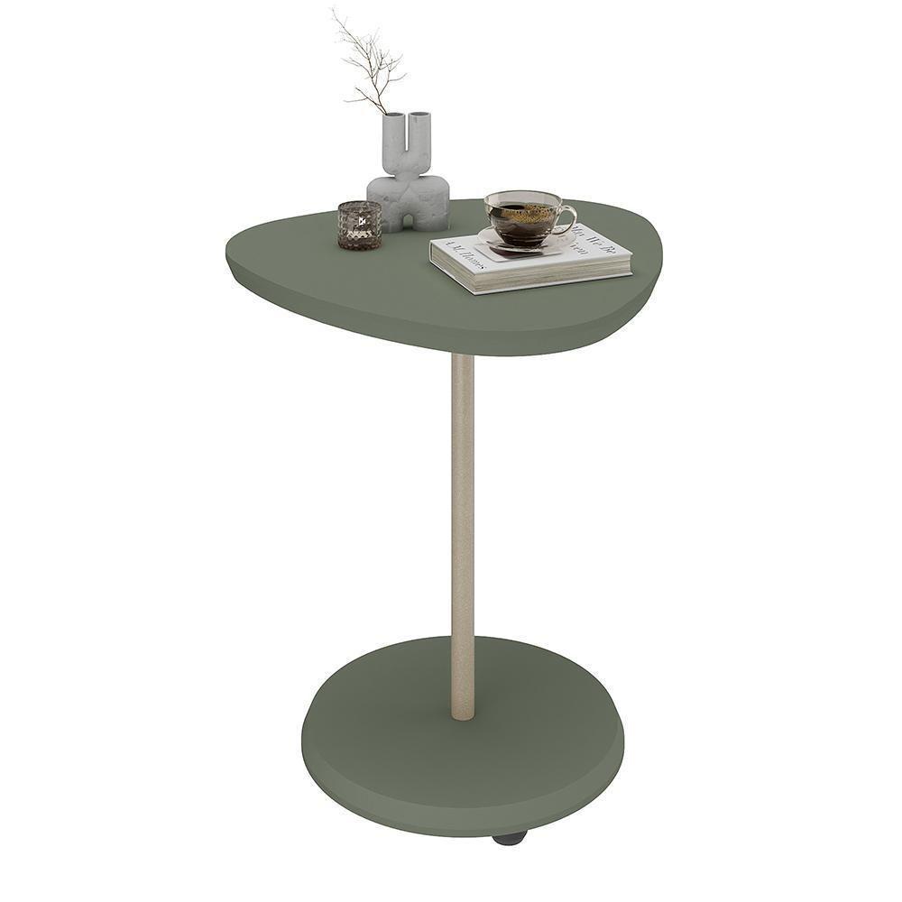 Mesa De Apoio Oval Smallville Menta - 3