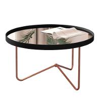 Mesa De Centro Bucareste Preto Bronze - 2