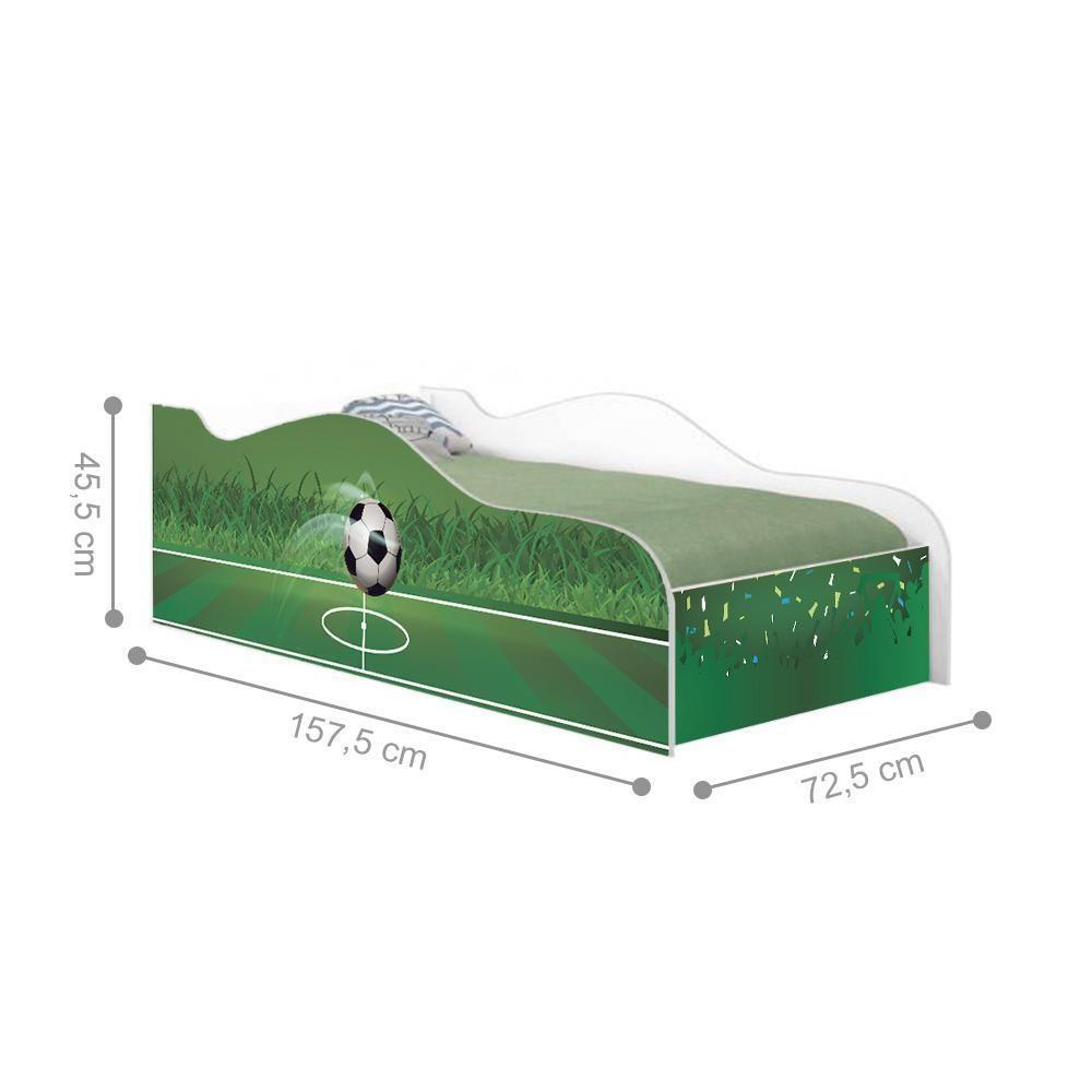 Mini Cama Fun Futebol Infantil Com Colchão - 2