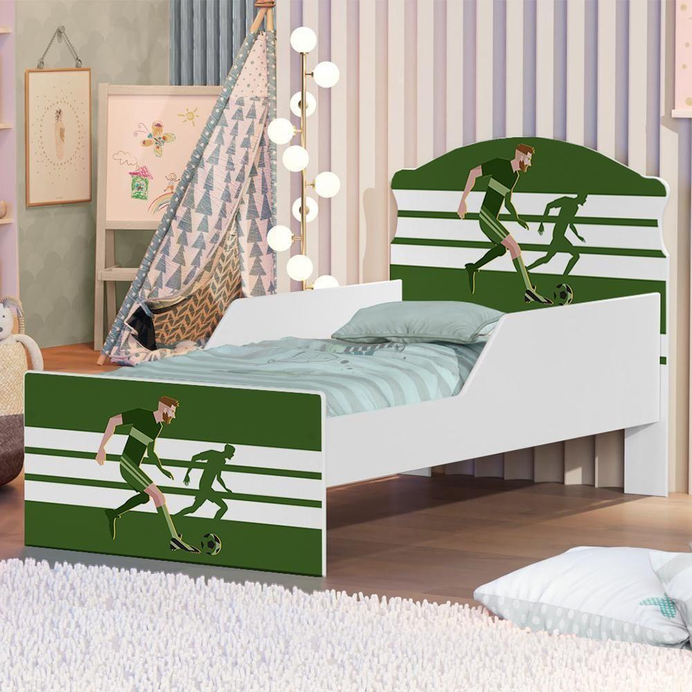 Mini Cama Jogador De Futebol Com Colchão - 1
