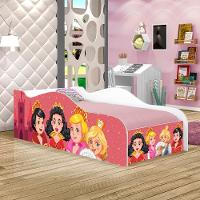 Mini Cama Fun Princesas Medievais Infantil Com Colchão - 1