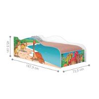 Mini Cama Fun Jurassic Dinossauros Infantil Com Colchão - 2