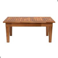 Mesa De Centro Ripada Para Sala Egito Castanho