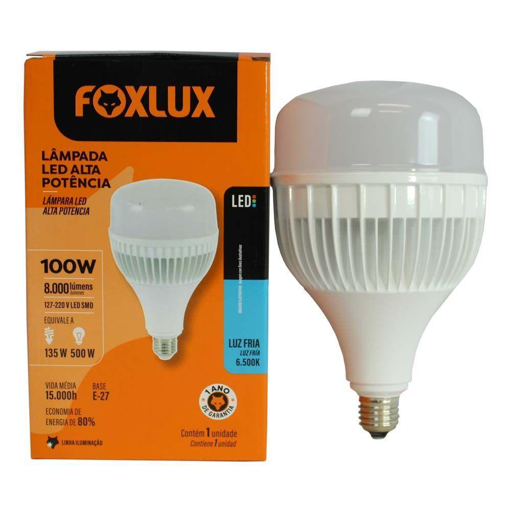 Lâmpada Led Alta Potencia 100w 6500k E-27 Bivolt Foxlux - 1