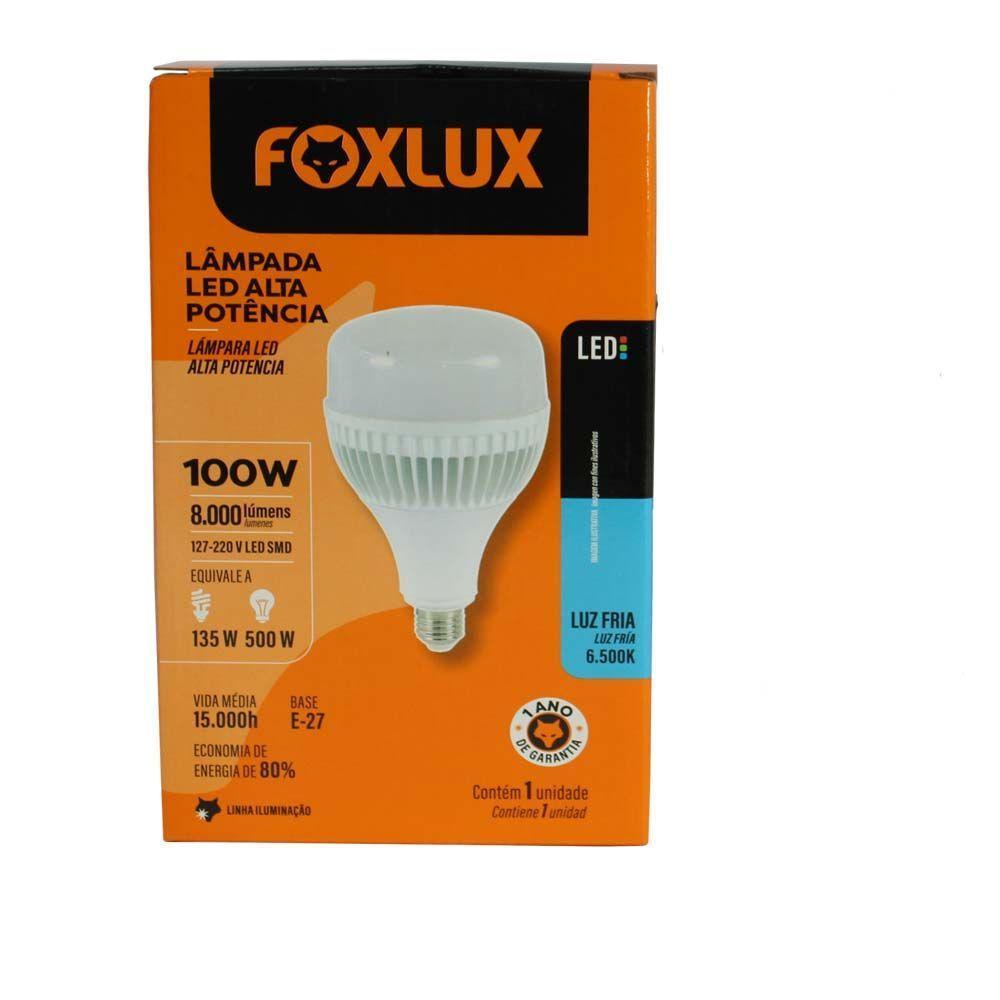 Lâmpada Led Alta Potencia 100w 6500k E-27 Bivolt Foxlux - 4