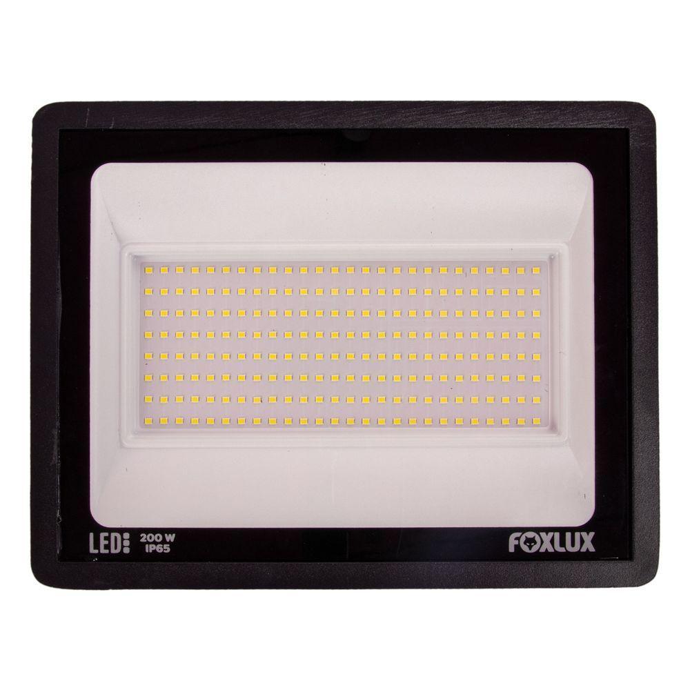 Kit 3 Refletor Led 200w Bivolt Luz Branca Ip65 Foxlux - 2