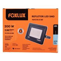 Kit 3 Refletor Led 200w Bivolt Luz Branca Ip65 Foxlux