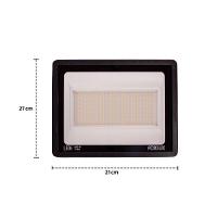 Kit 3 Refletor Led 200w Bivolt Luz Branca Ip65 Foxlux - 6