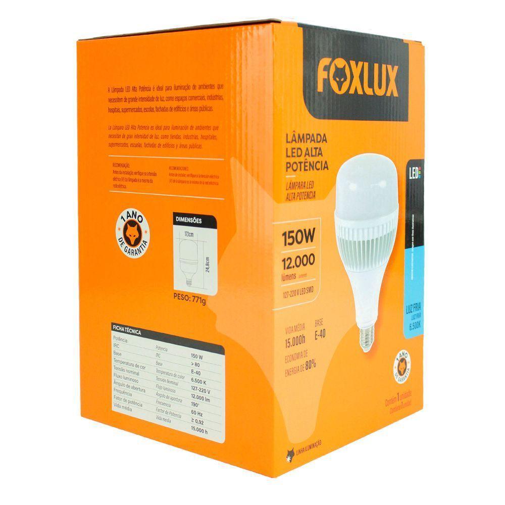 Lampada De Led Alta Potencia 150w 6500k E-40 Bivolt Foxlux - 8