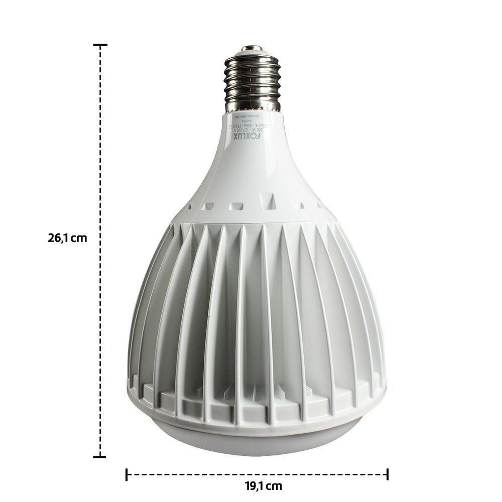 Lampada De Led Alta Potencia 200w 6500k E-40 Bivolt Foxlux - 4