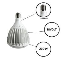 Lampada De Led Alta Potencia 200w 6500k E-40 Bivolt Foxlux - 3