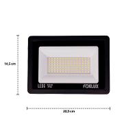 Kit 2 Refletor Led 100w Ip65 6.500k Bivolt Foxlux - 7