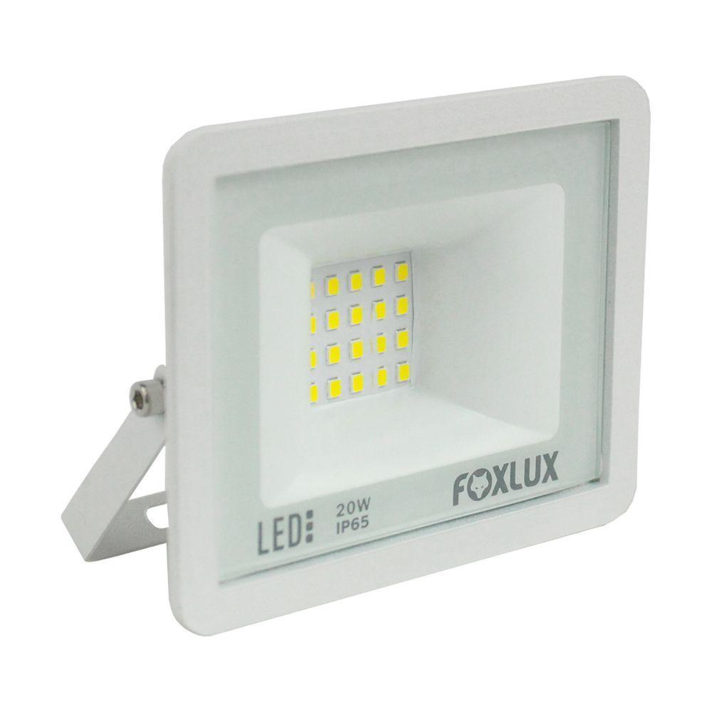 Kit 2 Refletor Led 20w 6500k Branco Bivolt Foxlux - 4