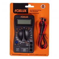 Multímetro Digital Com Testador Para Cabos Rj E Bipe Foxlux - 3