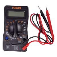 Multímetro Digital Com Testador Para Cabos Rj E Bipe Foxlux - 6