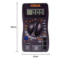 Multímetro Digital Com Testador Para Cabos Rj E Bipe Foxlux - 9