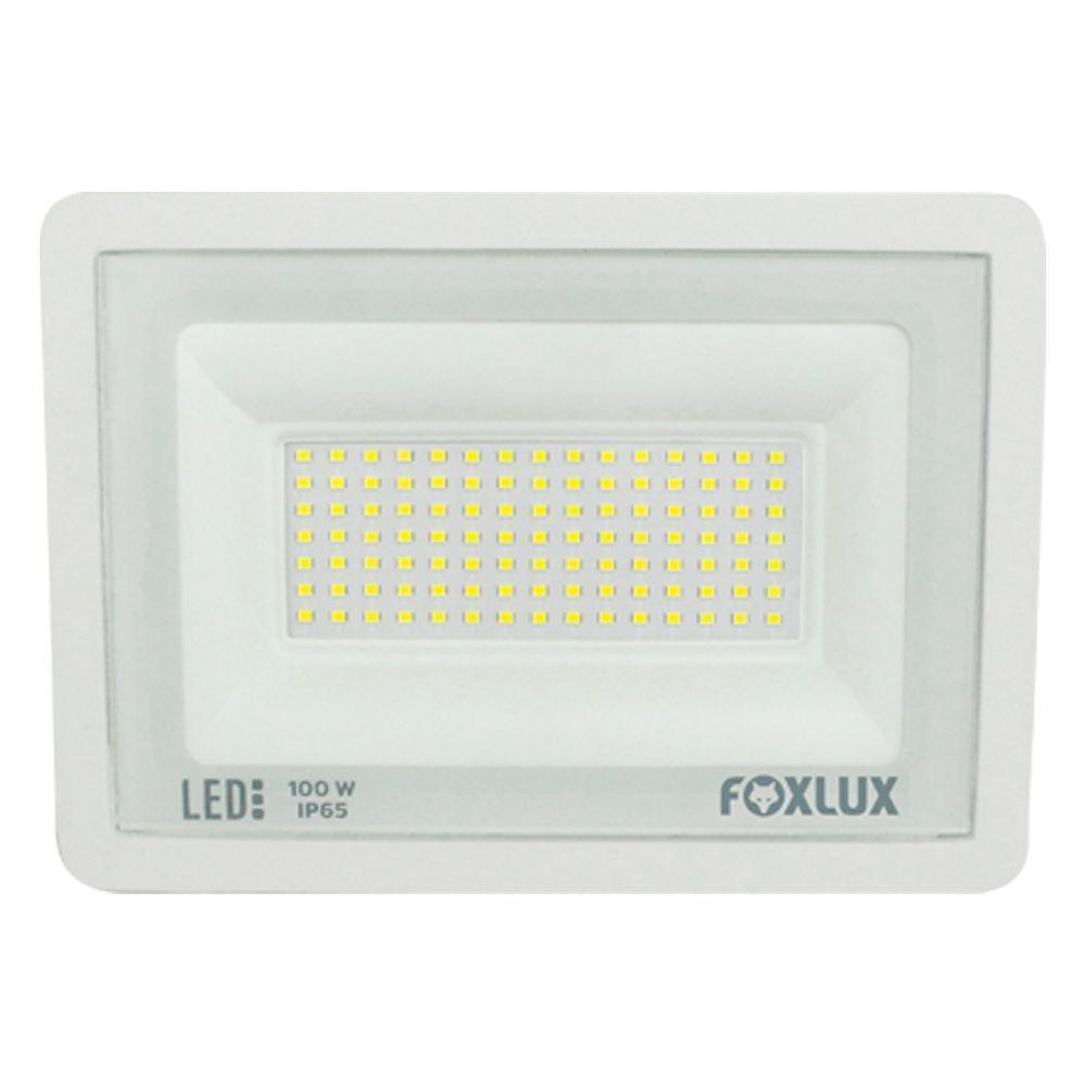 Kit 2 Refletor Led 100w 6500k Branco Bivolt Foxlux - 3